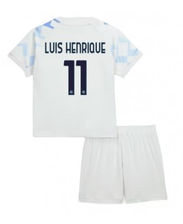 Günstige Inter Milan Luis Henrique #11 Auswärts Trikotsatzt Kinder 2025-26 Kurzarm (+ Kurze Hosen)